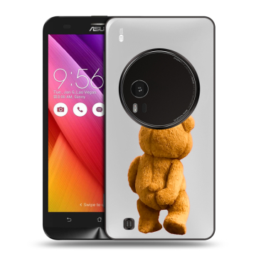 Силиконовый чехол на Asus Zenfone Zoom с принтом Медведь