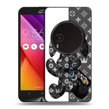 Силиконовый чехол на Asus Zenfone Zoom с принтом Луи робот