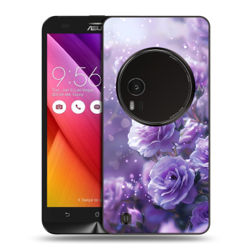 Силиконовый чехол на Asus Zenfone Zoom с принтом Розы цветы