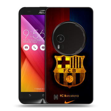 Силиконовый чехол на Asus Zenfone Zoom с принтом Барселона Barcelona