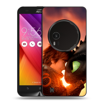 Силиконовый чехол на Asus Zenfone Zoom с принтом Как приручить дракона