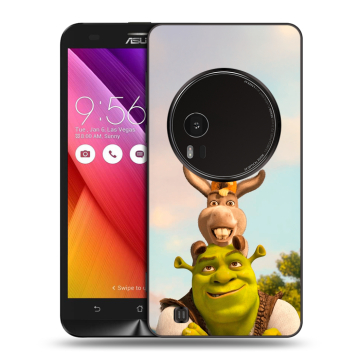 Силиконовый чехол на Asus Zenfone Zoom с принтом Шрек Shrek Силиконовый чехол на Asus Zenfone Zoom с принтом Шрек Shrek