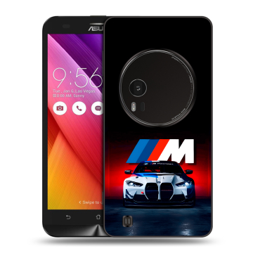 Силиконовый чехол на Asus Zenfone Zoom с принтом БМВ BMW