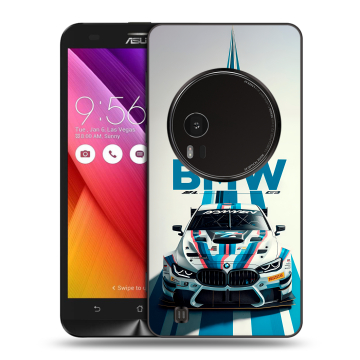 Силиконовый чехол на Asus Zenfone Zoom с принтом БМВ BMW