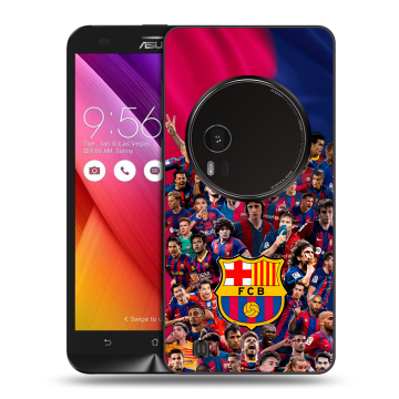 Силиконовый чехол на Asus Zenfone Zoom с принтом Барселона Barcelona