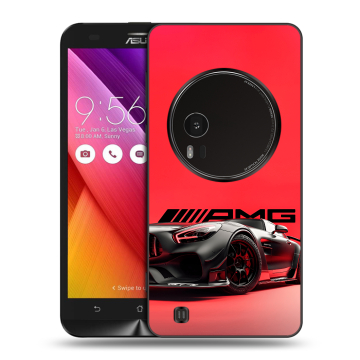 Силиконовый чехол на Asus Zenfone Zoom с принтом Мерседес Mercedes AMG Силиконовый чехол на Asus Zenfone Zoom с принтом Мерседес Mercedes AMG
