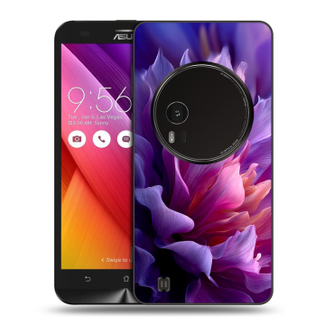 Силиконовый чехол на Asus Zenfone Zoom с принтом женский цветы