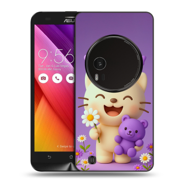 Силиконовый чехол на Asus Zenfone Zoom с принтом для девочек