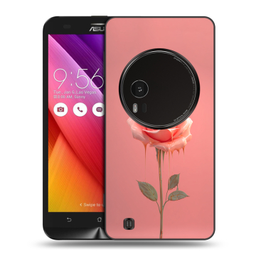 Силиконовый чехол на Asus Zenfone Zoom с принтом Розовая роза Силиконовый чехол на Asus Zenfone Zoom с принтом Розовая роза