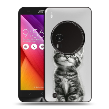 Силиконовый чехол на Asus Zenfone Zoom с принтом Котенок