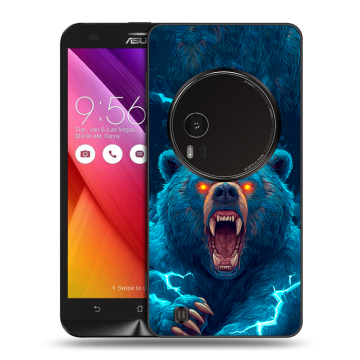 Силиконовый чехол на Asus Zenfone Zoom с принтом Медведь Силиконовый чехол на Asus Zenfone Zoom с принтом Медведь