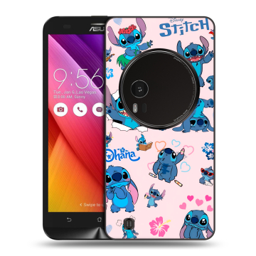 Силиконовый чехол на Asus Zenfone Zoom с принтом Лило и Стич