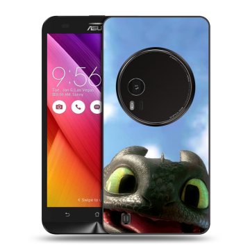 Силиконовый чехол на Asus Zenfone Zoom с принтом Как приручить дракона