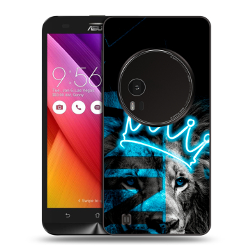 Силиконовый чехол на Asus Zenfone Zoom с принтом Король лев Силиконовый чехол на Asus Zenfone Zoom с принтом Король лев