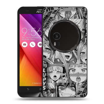 Силиконовый чехол на Asus Zenfone Zoom с принтом Ahegao Ахегао Аниме Силиконовый чехол на Asus Zenfone Zoom с принтом Ahegao Ахегао Аниме