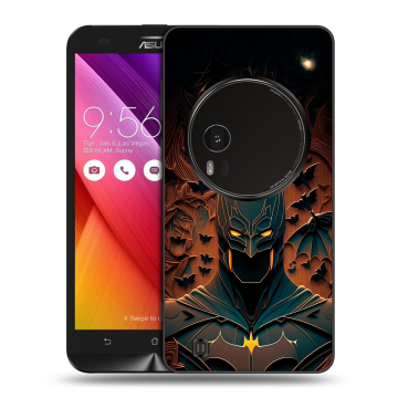 Силиконовый чехол на Asus Zenfone Zoom с принтом Batman Бэтмен Силиконовый чехол на Asus Zenfone Zoom с принтом Batman Бэтмен