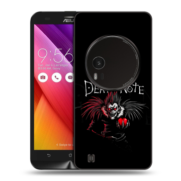 Силиконовый чехол на Asus Zenfone Zoom с принтом Death note Тетрадь смерти