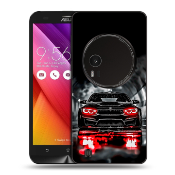 Силиконовый чехол на Asus Zenfone Zoom с принтом BMW БМВ