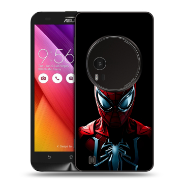 Силиконовый чехол на Asus Zenfone Zoom с принтом Spiderman Человек паук
