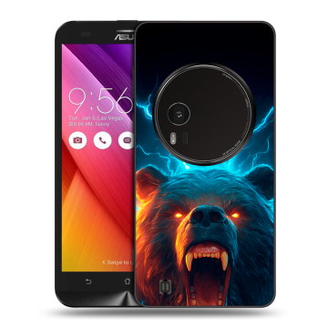 Силиконовый чехол на Asus Zenfone Zoom с принтом Медведь Силиконовый чехол на Asus Zenfone Zoom с принтом Медведь
