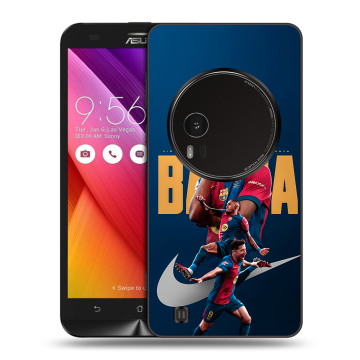 Силиконовый чехол на Asus Zenfone Zoom с принтом Барселона Barca Yamal 