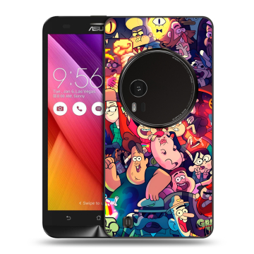 Силиконовый чехол на Asus Zenfone Zoom с принтом Gravity Falls Гравити Фолз