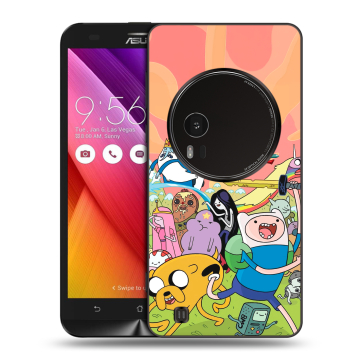 Силиконовый чехол на Asus Zenfone Zoom с принтом Adventure time Время приключений Силиконовый чехол на Asus Zenfone Zoom с принтом Adventure time Время приключений