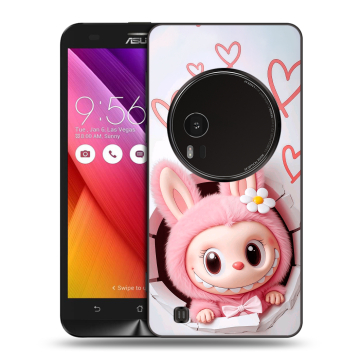Силиконовый чехол на Asus Zenfone Zoom с принтом Labubu Лабубу