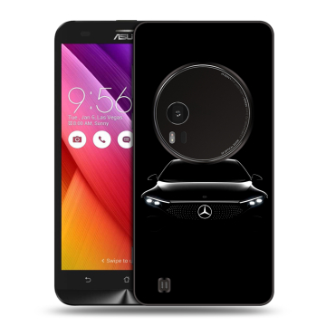 Силиконовый чехол на Asus Zenfone Zoom с принтом Mercedes Мерседес
