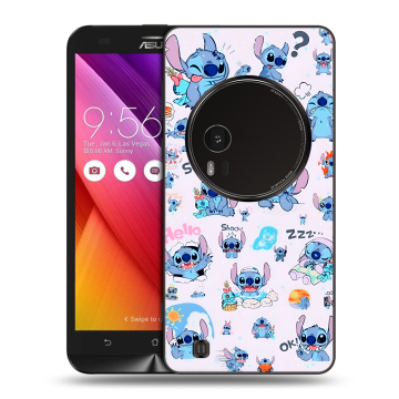 Силиконовый чехол на Asus Zenfone Zoom с принтом Лило и Стич