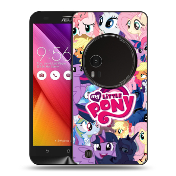 Силиконовый чехол на Asus Zenfone Zoom с принтом My little pony Дружба чудо Силиконовый чехол на Asus Zenfone Zoom с принтом My little pony Дружба чудо