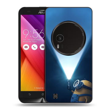 Силиконовый чехол на Asus Zenfone Zoom с принтом Миньоны