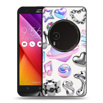 Силиконовый чехол на Asus Zenfone Zoom с принтом Y2K