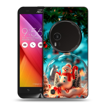 Силиконовый чехол на Asus Zenfone Zoom с принтом Новый год Силиконовый чехол на Asus Zenfone Zoom с принтом Новый год