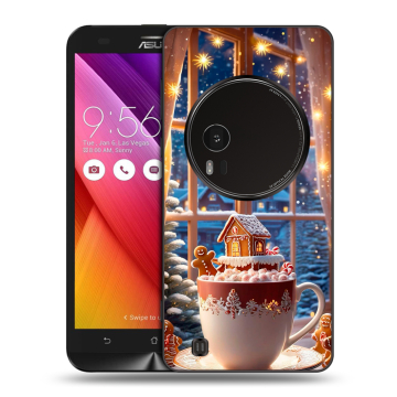Силиконовый чехол на Asus Zenfone Zoom с принтом Новый год Силиконовый чехол на Asus Zenfone Zoom с принтом Новый год