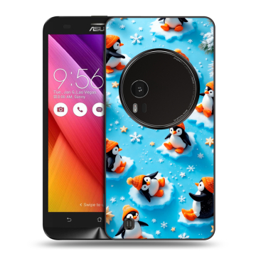 Силиконовый чехол на Asus Zenfone Zoom с принтом Новый год Силиконовый чехол на Asus Zenfone Zoom с принтом Новый год