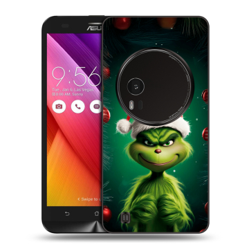 Силиконовый чехол на Asus Zenfone Zoom с принтом Гринч Новый год Рождество Силиконовый чехол на Asus Zenfone Zoom с принтом Гринч Новый год Рождество