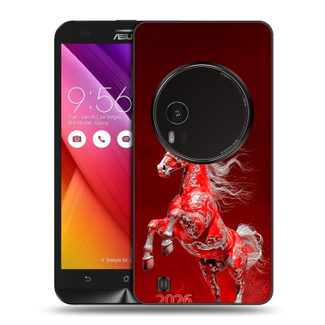 Силиконовый чехол на Asus Zenfone Zoom с принтом Новый год Силиконовый чехол на Asus Zenfone Zoom с принтом Новый год