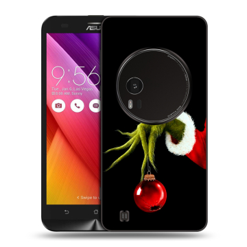 Силиконовый чехол на Asus Zenfone Zoom с принтом Новый год Гринч Силиконовый чехол на Asus Zenfone Zoom с принтом Новый год Гринч