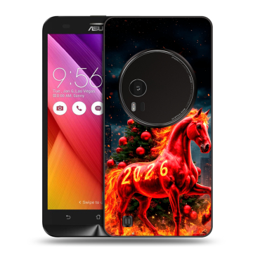 Силиконовый чехол на Asus Zenfone Zoom с принтом Новый год Силиконовый чехол на Asus Zenfone Zoom с принтом Новый год
