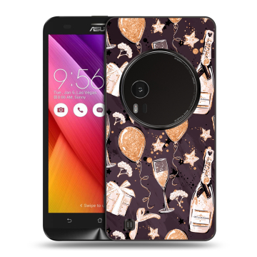Силиконовый чехол на Asus Zenfone Zoom с принтом Новый год Силиконовый чехол на Asus Zenfone Zoom с принтом Новый год