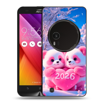 Силиконовый чехол на Asus Zenfone Zoom с принтом Новый год Силиконовый чехол на Asus Zenfone Zoom с принтом Новый год