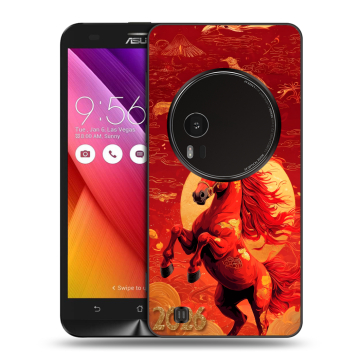 Силиконовый чехол на Asus Zenfone Zoom с принтом Новый год Силиконовый чехол на Asus Zenfone Zoom с принтом Новый год