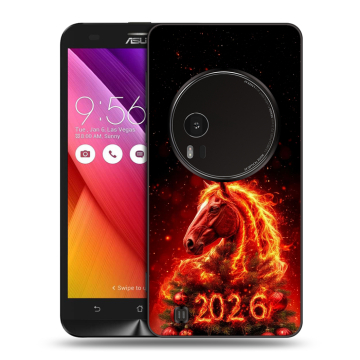 Силиконовый чехол на Asus Zenfone Zoom с принтом Новый год Силиконовый чехол на Asus Zenfone Zoom с принтом Новый год