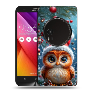 Силиконовый чехол на Asus Zenfone Zoom с принтом Новый год