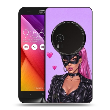 Силиконовый чехол на Asus Zenfone Zoom с принтом женский Силиконовый чехол на Asus Zenfone Zoom с принтом женский