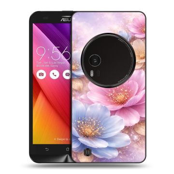 Силиконовый чехол на Asus Zenfone Zoom с принтом женский