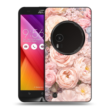 Силиконовый чехол на Asus Zenfone Zoom с принтом женский