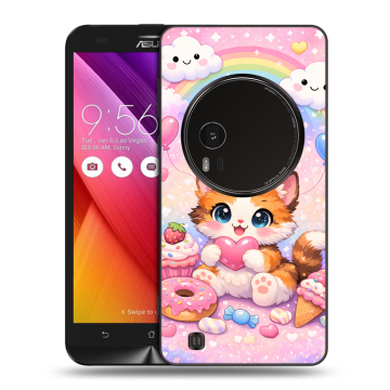 Силиконовый чехол на Asus Zenfone Zoom с принтом для девочек