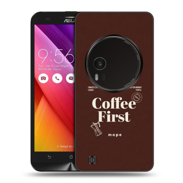 Силиконовый чехол на Asus Zenfone Zoom с принтом женский